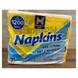 Pack of 1200 Disposable Napkins