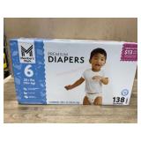 Size 6 Premium Diapers, 138 Count
