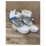 White Winter Boots With Insulated Lining