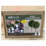 2-Pack 15-Inch Boxwood Balls