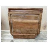 4 Wooden Cutting Boards