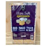 12 Boxes Premium Facial Tissue