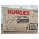 Huggies Overnites Size 7 Diapers