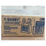 1000 T-Shirt Carry-Out Bags