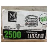 Clear Plastic Lids for 2 Fl Oz Cups