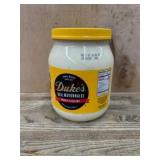 Duke's Real Mayonnaise Jar