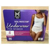 Disposable Underwear for Women, Size S, 96 Ct