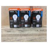 Sylvania TruWave 75W LED Bulbs, 3-Pack