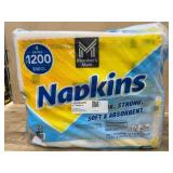 Pack of 1200 Disposable Napkins