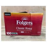 Folgers Classic Roast Coffee, 100 K-Cups