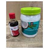 Coconut Oil and Vanilla Extract Set