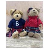 2- 10 inch Boyds bears in sweaters