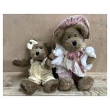 Boyds Bears 10 inch Bear in yellow and 12 inch