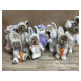 8- Boyds Bears Easter rabbits and sheep