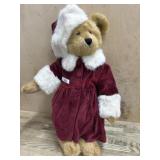18 inch Boyds Bears Dressed in velvet Christmas