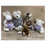 6- Boyds Bears Rabbit and bears  I Love Jesus ,
