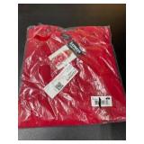 Express XL Red Linen Blend Romper