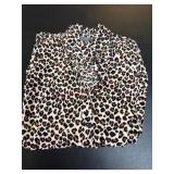 Women's Large Leopard Print Sleep Shirt