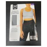 Seamless Racerback Sports Bra, XXL
