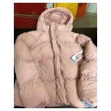 Levi's Pink Puffer Jacket, Large