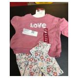 Toddler Girl's 2-Piece Outfit, Size 18M