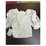 Women's Small Gray Wrap-Style Top