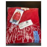 Red Long-Sleeve Pullover, Size Large