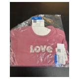 Pink Toddler Love Shirt, Size 2T