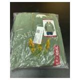 Green Pullover Sweater With Floral Embroidery