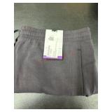 Gray Elastic Waist Pants