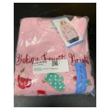 Ladies Pink Holiday-Themed Sweater