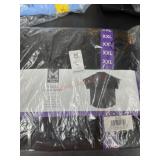 Black XXL Mens Camp Shirt