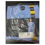 Gap Blue Gauze Dress, Medium