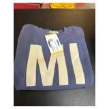 Blue Pullover with 'MI' Design