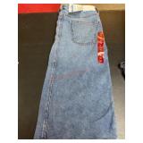 Women's Denim Midi Skirt With Slit