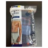 Pack of Lucky Brand Men's Cotton Boxers