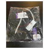 Black Hoodie With Drawstrings, Size XXL