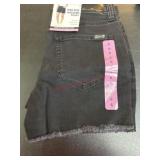 High-Rise Weekend Shorts in Black