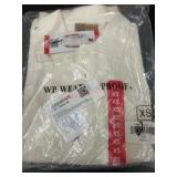 White Long-Sleeve Shirt in Size XS