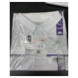 White Short-Sleeve XXL Polo Shirt