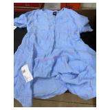 Women's Medium Blue GAP Tiered Dress