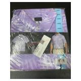 Purple Performance Polo Shirt, Size Large