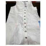 Frye Sleeveless Button-Down Dress, Large