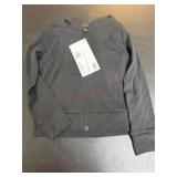 Black Girls Full-Zip Hoodie, Size 4/5