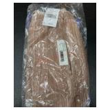 Pleated Metallic Skirt in Rose Gold