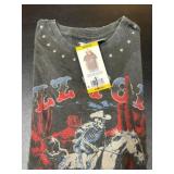 Graphic Western-Themed Medium Shirt