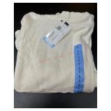 White Crewneck Shirt with Size Marking