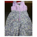 Children's Purple Floral 5T Jumpsuit
