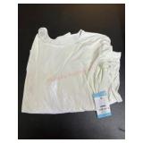 Women's White Large Rash Guard