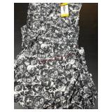 Floral Women's Knit Midi Dress, Medium